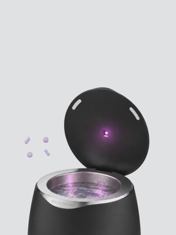 Integrated UV-C bacteria destroying light